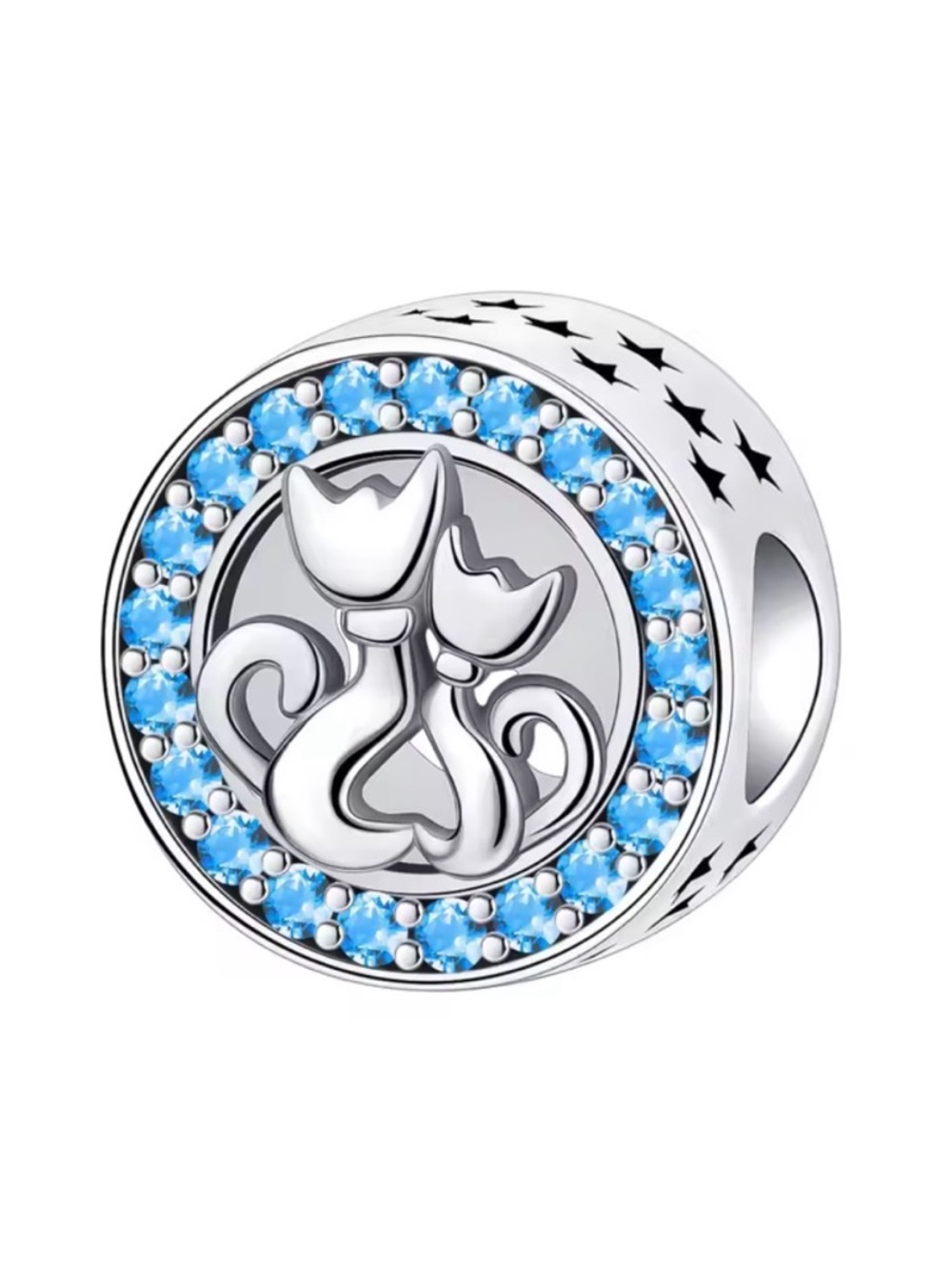 New S925 cat pandora style charm